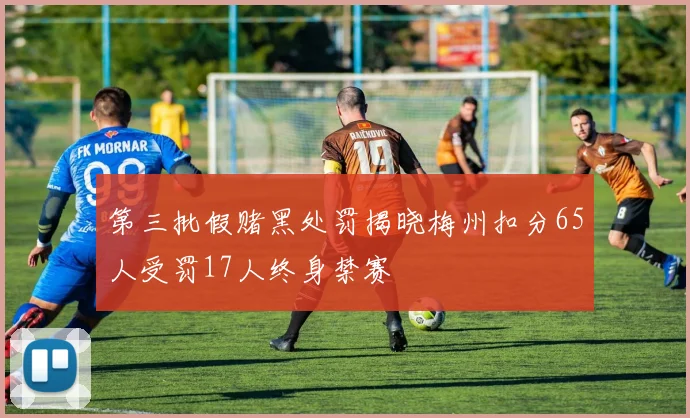 第三批假赌黑处罚揭晓梅州扣分65人受罚17人终身禁赛