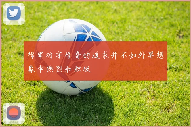 绿军对字母哥的追求并不如外界想象中热烈和积极